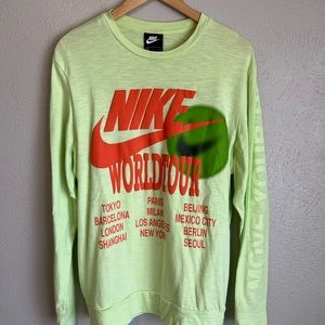 Nike World Tour Shirt (Neon Yellow)